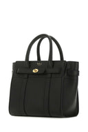 Mulberry Black Leather Mini Bayswater torebka