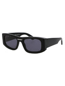 Aus weißer quadratischer Sonnenbrille Oeri039 F22 PLA001 1007