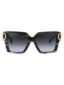 Valentino Garavani Sunglasses Vls 107 A 55 Blk Gld