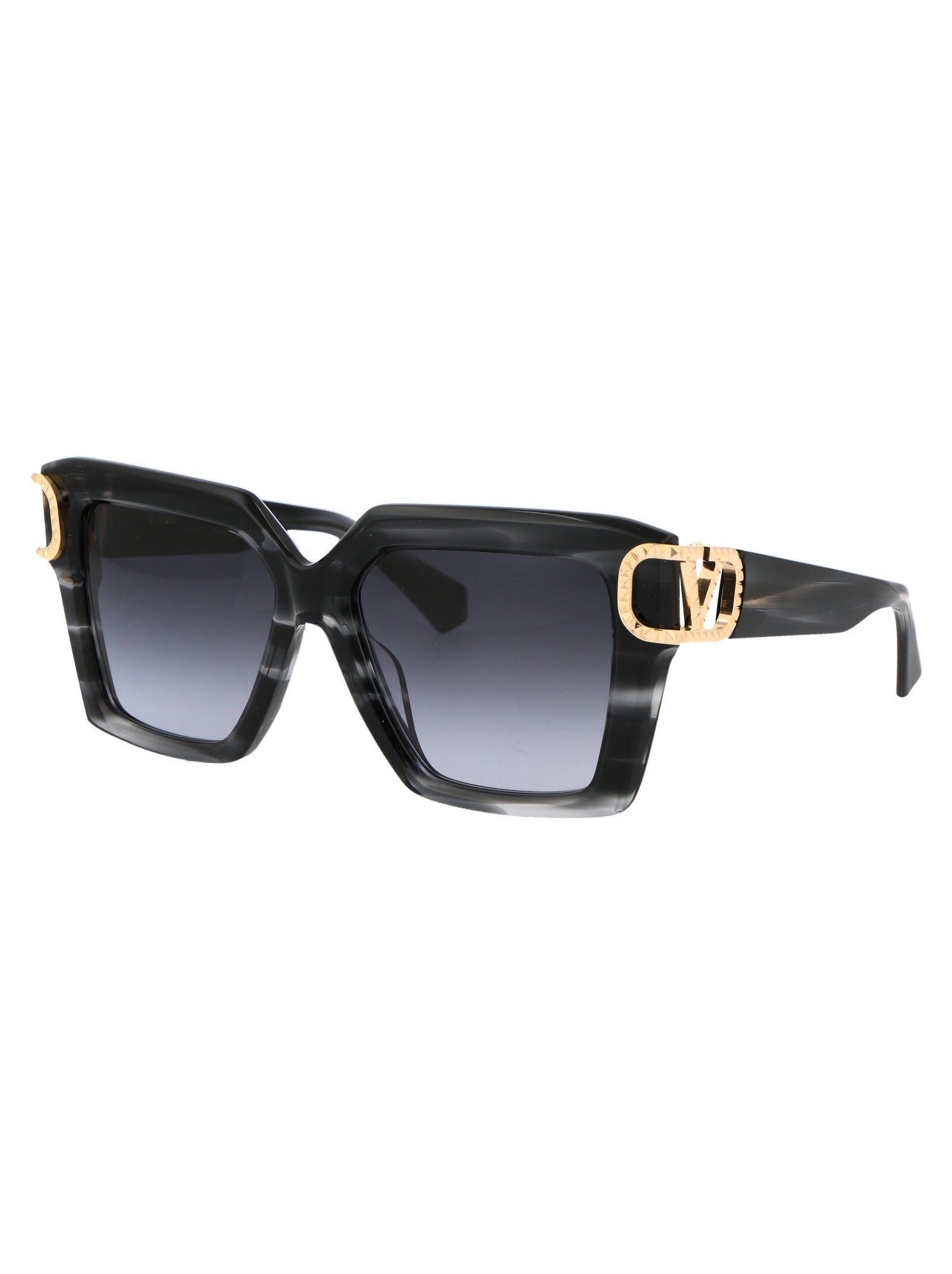 Valentino Garavani Sunglasses Vls 107 A 55 Blk Gld | Balardi