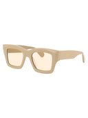 Lunettes de soleil Jacquemus Les Lunettes Baci Beige