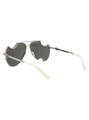 Off White Aviator Sunglasses OERI071 S23 MET001 7272