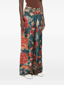 Pierre Louis Mascia Printed Silk Trousers