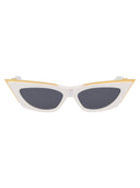 Valentino Garavani Sunglasses Vls 113 D 55 Wht Gld