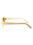 Marni Squared Sunglasses Sin White