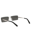 Off White kwadratowe okulary przeciwsłoneczne OERI096 F23 MET001 7272