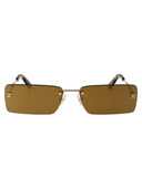 Off White kwadratowe okulary przeciwsłoneczne OERI096 F23 MET001 7676