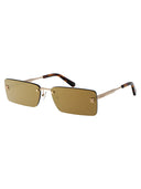 Off White kwadratowe okulary przeciwsłoneczne OERI096 F23 MET001 7676