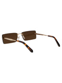 Off White kwadratowe okulary przeciwsłoneczne OERI096 F23 MET001 7676