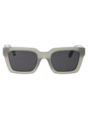 Lunettes de soleil au carré blanc Oeri086 F23 PLA001 0907
