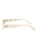 Aus weißer Sonnenbrille Oeri087 F23 PLA001 0107