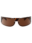 Off occhiali da sole bianchi OERI101 F23 MET001 7664