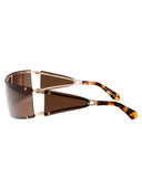 Off occhiali da sole bianchi OERI101 F23 MET001 7664