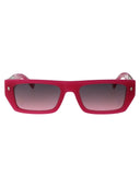 Icona di occhiali da sole rettangolari dsquared2 0011/S Mu1 ff