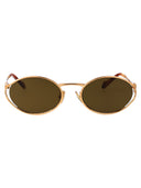 Miu Miu Oval Sunglasses 0 Mu 52 Ys 7 Oe01 T