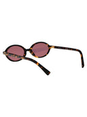 Miu Miu Oval Sunglasses 0 Mu 04 Zs Vau50 D
