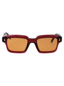 Retrosuperfuture kwadratowe okulary przeciwsłoneczne w1 f wyraźne