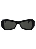 Retrosuperfuture geometryczne okulary przeciwsłoneczne Iji czarne