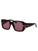 Tom Ford Squared Sunglasses Ft1035 52 Y