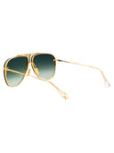 Dita Aviator Sunglasses Drx 2082 L Gld Clr 62 L