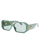 Linda Farrow Geometryczne okulary przeciwsłoneczne LFL1427 C4 Sun C4