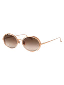 Linda Farrow Oval Sunglasses Lfl1413 C3 Sun C3