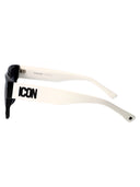 Dsquared2 kwadratowe okulary przeciwsłoneczne ikona 0004/s p569 o
