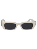 Uit witte zonnebrillen OERI124 S24 PLA001 0107
