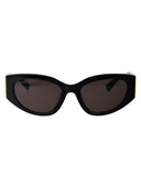Balenciagaga Owalne okulary przeciwsłoneczne BB0324 SK 002