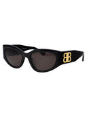 Balenciagaga Owalne okulary przeciwsłoneczne BB0324 SK 002