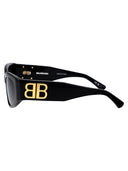 Balenciagaga Owalne okulary przeciwsłoneczne BB0324 SK 002