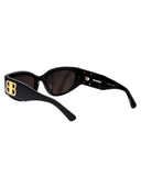 Balenciagaga Owalne okulary przeciwsłoneczne BB0324 SK 002