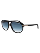 Tom Ford Owalne okulary przeciwsłoneczne FT0447 01 P