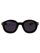 Tom Ford okrągłe okulary przeciwsłoneczne FT1100 01 A
