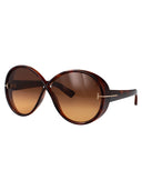 Tom Ford okrągłe okulary przeciwsłoneczne FT1116 53 F