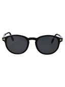 Tom Ford okrągłe okulary przeciwsłoneczne FT0834 01 A