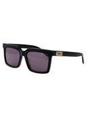 GCDS kwadratowe okulary przeciwsłoneczne GD0041 01 A