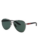Prada Linea Rossa Pilot Sunglasses 0 Ps 51 Ys 5 Av50 F