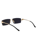 Cartier prostokątne okulary przeciwsłoneczne CT0430 S 001