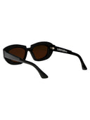 Kuboraum Oval Sunglasses Krsx23 Bs000000 Bw Bs