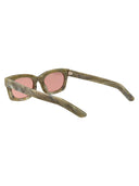 Retrosuperfuture rechteckige Sonnenbrille auf 5 grn