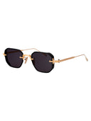Akoni Geometrical Sunglasses Aks 307 A 47 Gld Blk
