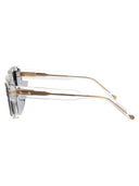 Gafas de sol cuadradas de Akoni aks 105 f 54 clr gry