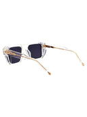 Gafas de sol cuadradas de Akoni aks 105 f 54 clr gry