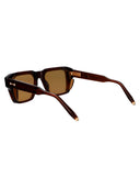 Akoni Squared Sunglasses Aks 105 E 54 Brn Tpe