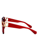 Valentino Garavani Squared Okulary 0 VLS 107 D 55 Red Gld