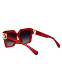 Valentino Garavani Squared Okulary 0 VLS 107 D 55 Red Gld