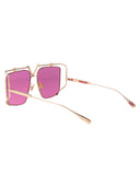 Valentino Garavani Geometrical Sunglasses Vls 116 C 59 Gld
