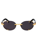 Balmain Oval Sunglasses Bps 153 A 53 153 A