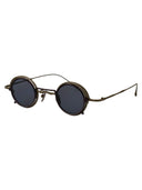 Rigards Round Sunglasses Rg1008 Zc Antique Black